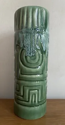 Buy Kad-Yad Israeli Studio Art Pottery 514 Vase In Fat Lava Style Vintage • 22£