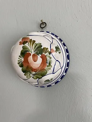 Buy Vintage HandPainted Ceramic Bassano Floral Kitchen Mold Wall Decor Made In Italy • 10.44£