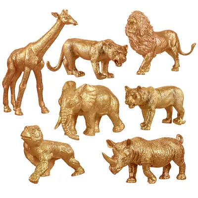 Buy  Animal Model Ornaments Pvc Gold Animals Miniture Decoration Creative Adornment • 15.89£