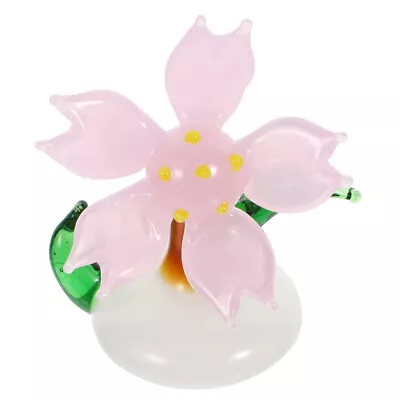 Buy Crystal Flower Ornament Japanese Cherry Blossom Glass Mini • 9.55£