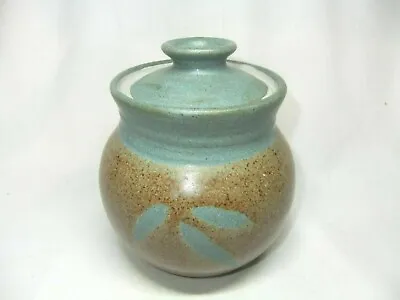 Buy Wendy Dobson Sugar Bowl Green Brown Leaves Studio Pottery  - Australian Pottery? • 4.99£