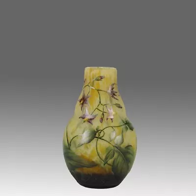 Buy Early 20th Century Art Nouveau Enamelled  Solanaceae Vase  By Daum Frères • 2,350£