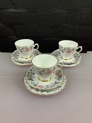 Buy 3 X Royal Grafton Fragrance Tea Trios Cups Saucers And Side Plates Set • 24.99£