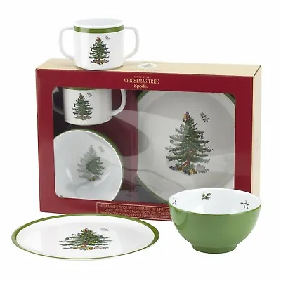 Buy Spode Pimpernel Christmas Tree 3 Piece Baby Feeding Set Melamine New Breakfast A • 34.99£
