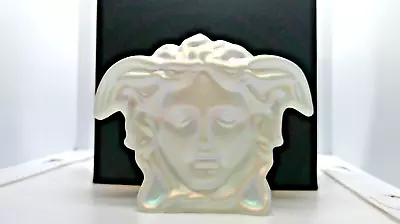 Buy Rosenthal Versace Medusa Lumiere Clear Frosted Crystal Paperweight 5 Inch • 170.10£