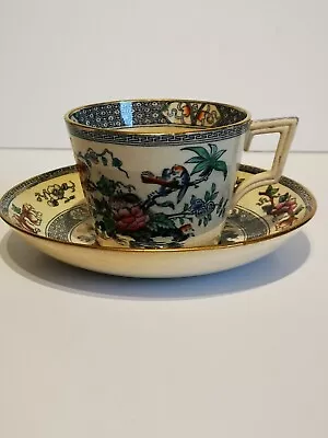 Buy Antique Victorian Burslem Till & Sons  Shanghai  Pattern, Cup And Saucer. • 8£