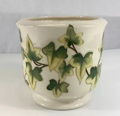 Buy Vintage Moorcroft Ivy Pattern Vase/Jardiniere (Cracked) Few Made 18cm In Height • 229£