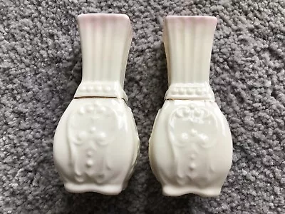Buy Belleek Ireland Small Vases X 2 • 8£