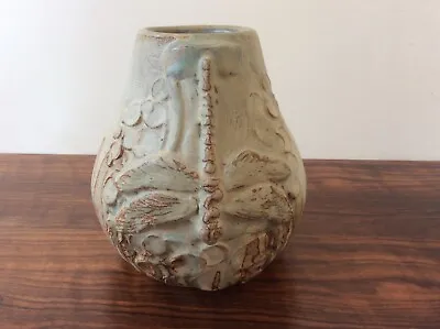 Buy Signed Bernard Rooke Dragonfly Decorated Studio Pottery Vase In Vgc • 175£