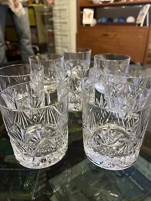 Buy Beautiful Set Of 6 Edinburgh Crystal Whisky Drinks Glasses 3.25” • 45£