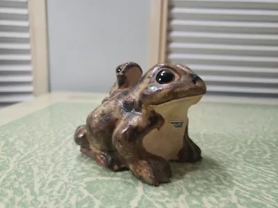 Buy Vintage Stoneware Japan Frog Toad Mother & Baby Shigaraki 5.25x4.5x3.75   • 25.61£