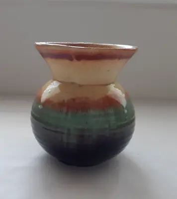 Buy Studio Art Pottery Vase Beautifully Crafted & Coloured Perfect Condition 1970's • 14.99£