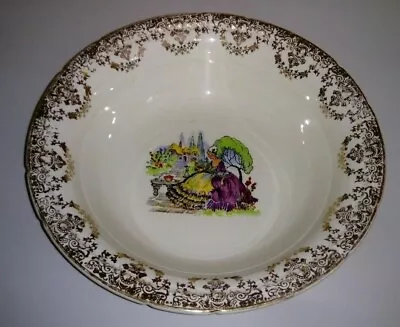 Buy Vintage Swinnertons Fruit Bowl /Dish Crinoline Lady Majestic Vellum England  • 5.99£