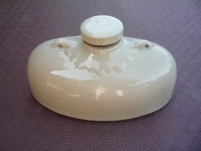 Buy Vintage Denby Stoneware Bed Warmer 2 Pt. Hot Water Bottle  • 16£