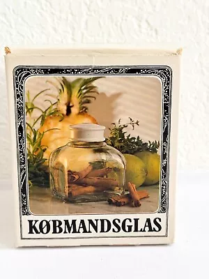 Buy Vtg Holmegaard Købmandsglas Glass Jar With Lid, NIB, Michael Bang Designed, 1980 • 36.44£