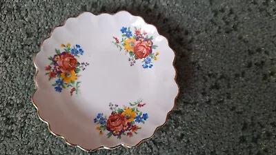 Buy Adderley Floral Bone China Trinket Dish • 1.99£