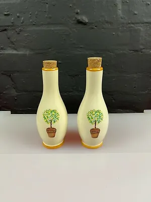 Buy 2 X Tesco Home Shop  Lemon Tree  Oil And Vinegar Bottles 7.5  2 Sets Available • 15.99£