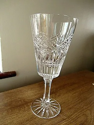 Buy Rare Tyrone Crystal Water/ Wine Goblet 71/4  Tall Slieve Donard Vgc Signed • 19£