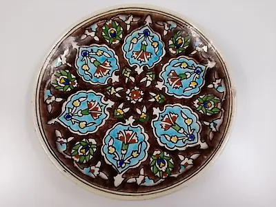 Buy Kutahya Turkey Art Pottery Ceramic Hand Painted Wall Hanging Plate - 21 Cm • 7£