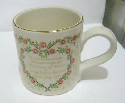 Buy National Trust Boncath Pottery Royal Wedding Mug 1981 Prince Charles & Lady Di • 7.19£