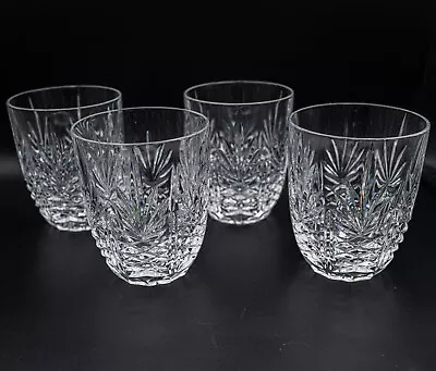 Buy Mikasa Crystal Covent Garden Double Old Fashioned Tumbler Glasses 3 7/8  Set 4 • 81.96£