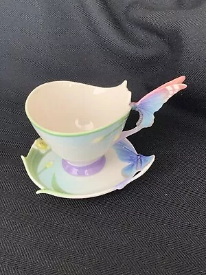 Buy Franz Cup And Saucer Dragonfly A/F • 11.50£