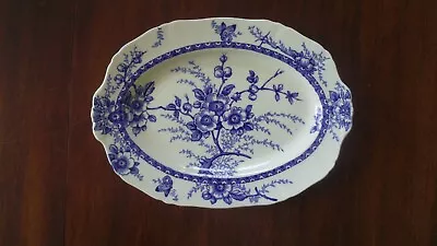 Buy Vintage Alfred Meakin Blue & White Medway Decor Serving Dish • 6£