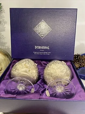 Buy Set Of 2 Edinburgh Crystal International Brandy Glasses Boxed • 30£