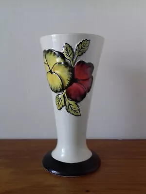 Buy Early Lorna Bailey Pansy Flower Vase Hand Painted Oldcourt Ware Signed • 95£