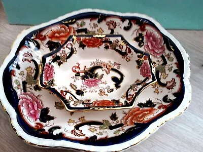 Buy Antique Mason's  Mandalay 2 Deep Dish Collectible Pottery England • 39.50£