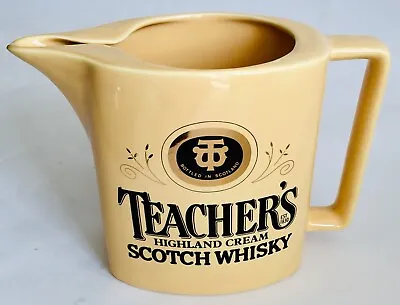 Buy Superb Collectible Vintage Teacher’s Scotch Whiskey Jug (Burleigh Ware Pottery) • 75£