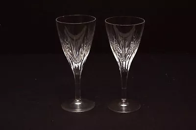 Buy STUART Crystal LICHFIELD Pattern Wine Sherry Champagne Glasses Pair 6.5  • 42.68£
