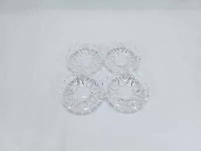 Buy A Set Of 4 Vintage Cut Glass, Crystal Trinket Dishes • 9.99£