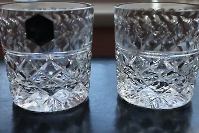 Buy 2 Stuart Crystal  Cheltenham  Tumblers, Superb Condition Signed 2.7/8  Tall • 80£