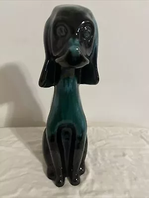 Buy Blue Mountain Pottery Tall Dog Figurine Ears Hang Low  14 Inch BMP Canadian • 13.87£