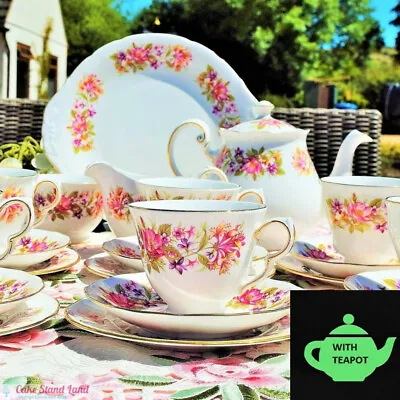 Buy Colclough Wayside Tea Set With Teapot • 98£
