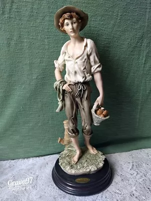 Buy Giuseppe Armani 'Country Boy' Florence Capodimonte Style 31cm Figurine • 65£