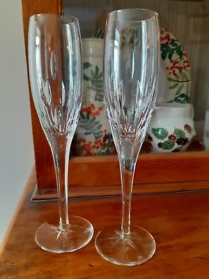 Buy Tyrone Crystal Champagne Flutes Pair • 16.50£