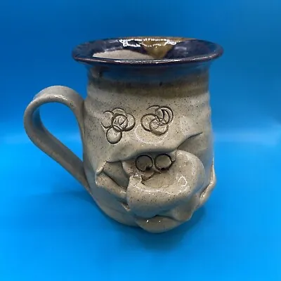 Buy Large Pretty Ugly Pottery Mug. Made In Wales. Collectors Item. • 24.99£
