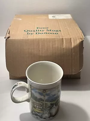 Buy Set Of 4 Dunoon Coffee Tea Mugs Window Cats Designed By Sue Scullard NEW • 118.59£