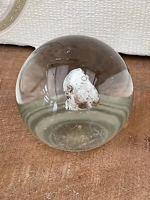 Buy Floating Crystal Within Blown Glass Paperweight  • 5£