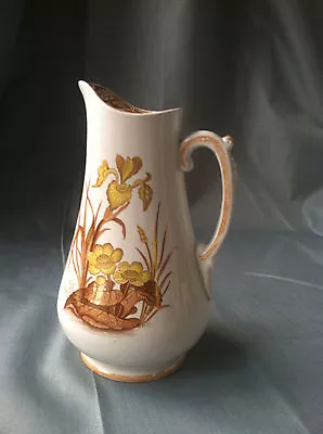 Buy Porcelain Pitcher Iris Design And Marking 1900-1940 Ivory • 27.99£