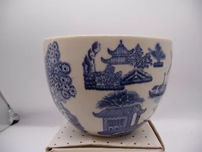 Buy Wedgwood Willow Pattern Blue & White Sugar Bowl Etruria Barlaston • 17.99£