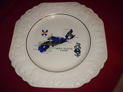 Buy Lord Nelson Pottery NOVA SCOTIA Square Souvenir Plate, 8 1/4  Square, Excellent • 14.45£