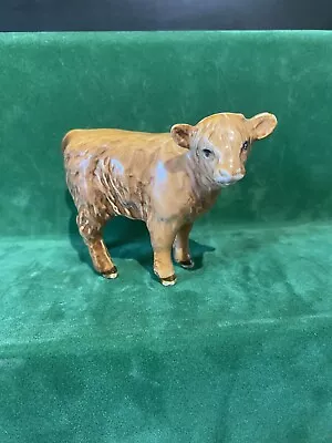 Buy Beswick Highland Calf 1827D In Tan And Brown Gloss A/F • 10£