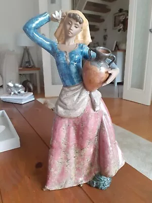 Buy Large Lladro Figurine #2387  Karina The Water Carrier  • 150£