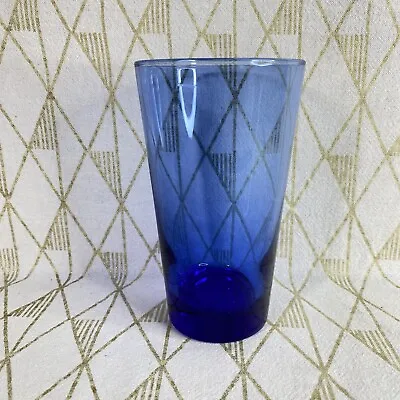 Buy Flare Blue Glass Tumblers (Mediterranean) By LIBBEY GLASS COMPANY 5 7/8” 17oz • 9.60£