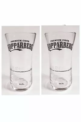 Buy 2 KOPPARBERG Swedish Premium Cider Glasses 400ml • 24.66£