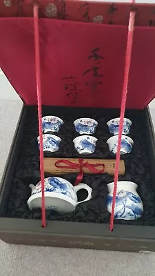 Buy Guzhen Ceramic Traditional 8 Piece China Tea Set - Great Condition • 25£