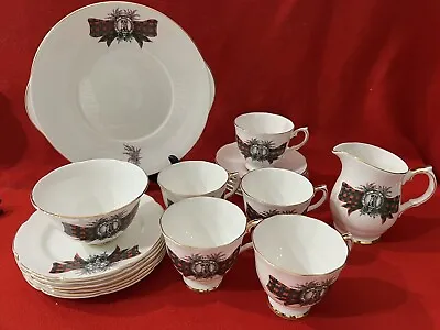 Buy 19-pc Vintage Royal Grafton Stockwell China Bazaar Set, Made In England, A1755 • 198.45£